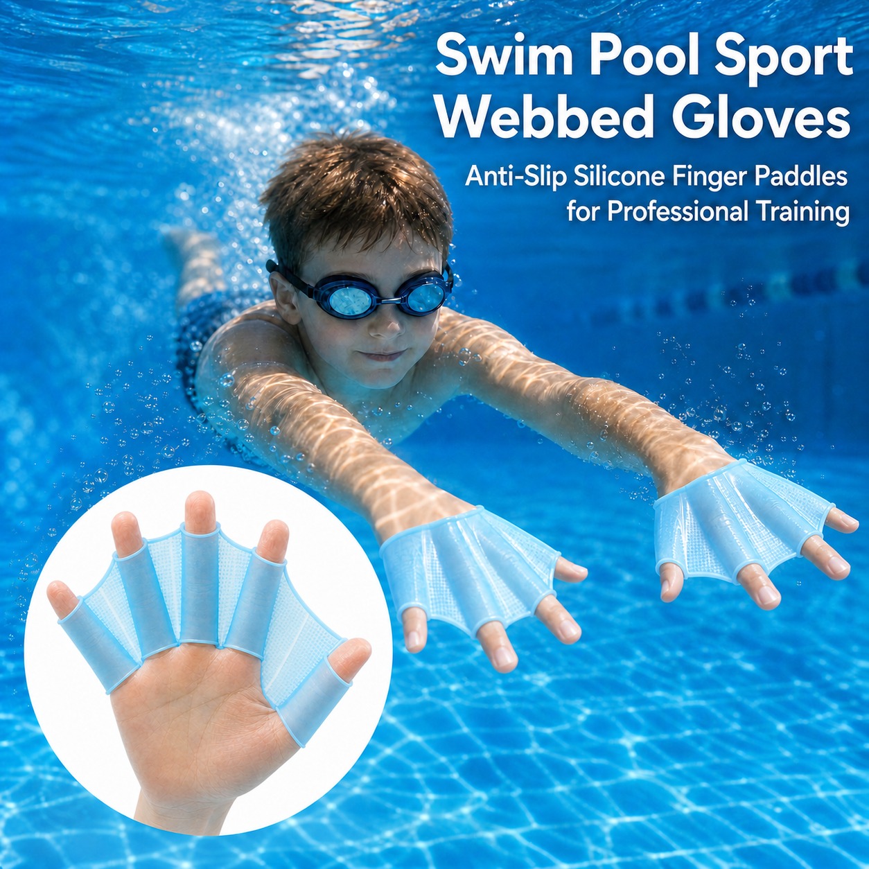 Sports Equipment 5 Years Old - Pinne da Nuoto in Silicone per