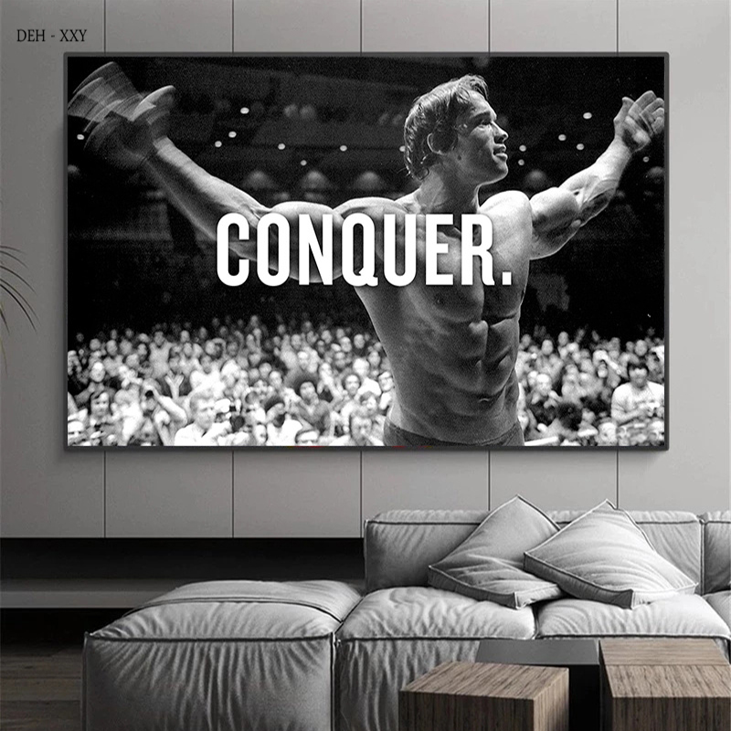 Sports Equipment Poster - Arnold Schwarzenegger Fitness Poster e stampe