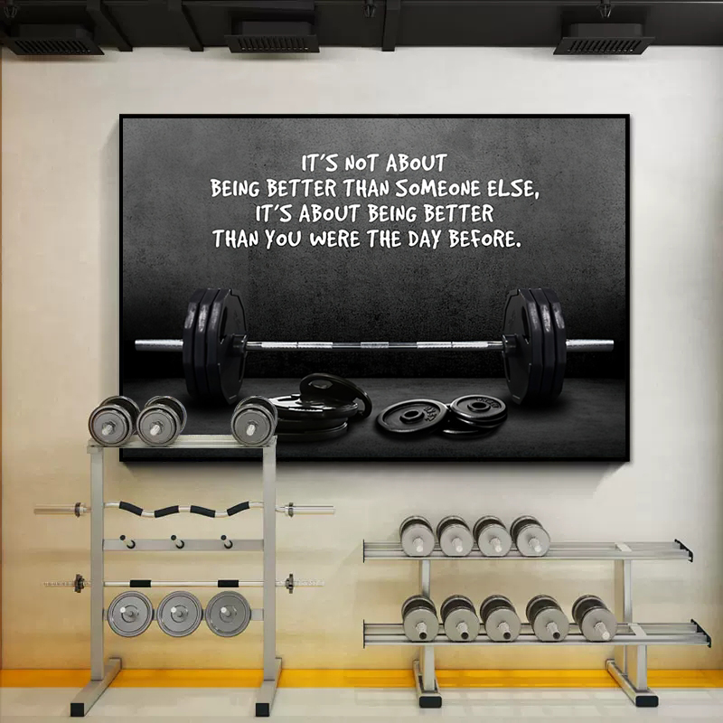 Citazione motivante moderna Sp - Sports Equipment Poster recensione e prezzo