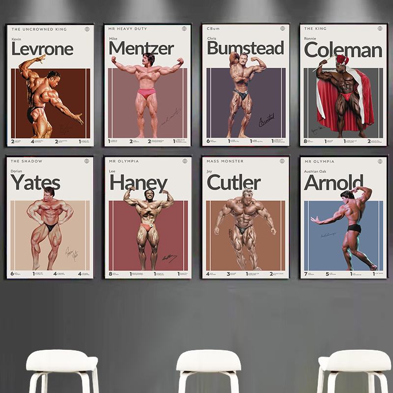 Motivazione Bodybuilder Poster - Sports Equipment Poster recensione e prezzo